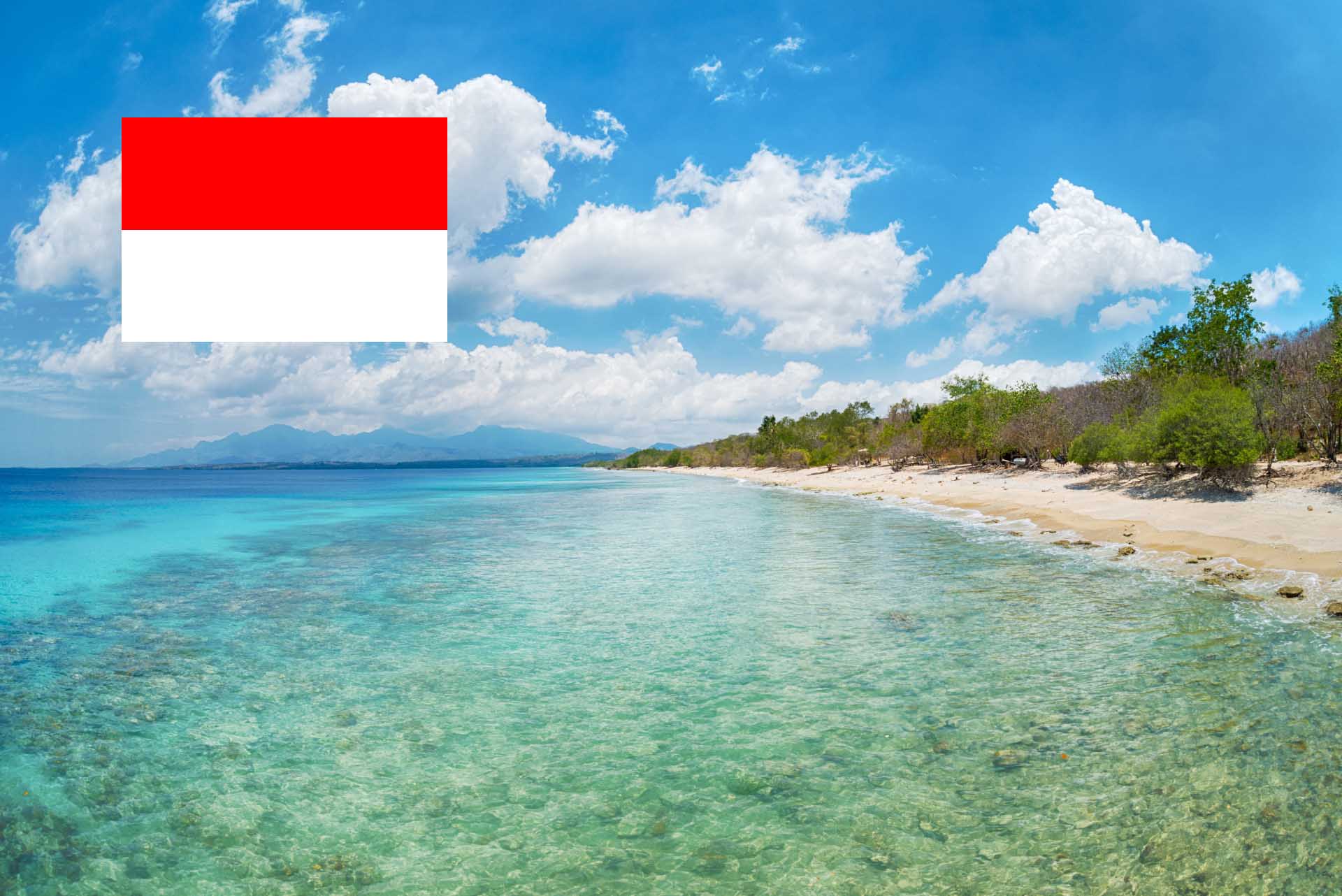 インドネシアの海